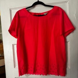 Hot Pink J.Crew Blouse